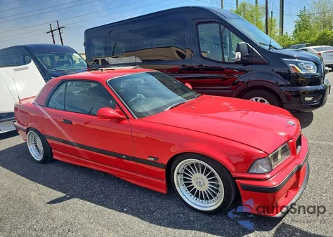 1996 BMW M3 from USA, damaged, VIN WBABK72010ET51203